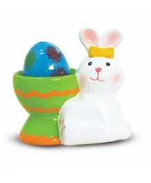 Party Magic Ceramic Bunny Egg Cup - Multicolor