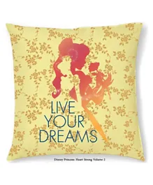 Disney Princess Digitally Printed Cushions Kids - Multicolor