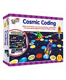 Galt Toys Cosmic Coding Learn to Code Board Game - Multicolour