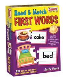 Smart Playthings Read & Match First Words 28 Pack Puzzle - 56 Pieces
