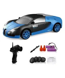 Baybee Rechargeable RC Stunt Car - Blue