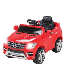 Little Angel Mercedes Benz ML350 Electric Ride On Toy Car - Red