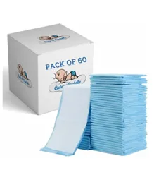 Cute 'n' Cuddle Disposable Changing Mats Blue - 60 Pieces