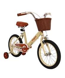 Mogoo Retro Kids Bike Beige - 16 Inches