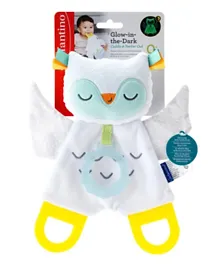 Infantino Glow-in-the-Dark Cuddle & Teether Owl for Baby