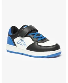 Kappa Logo Detail Sneakers With Velcro Closure  - Blue