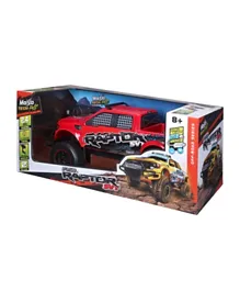 Maisto Die Cast 1:6 Scale Radio Controlled Off Road Series F150 Ford Raptor ST 2.4 Ghz Chargeable with any USB device Pack of 1 - Colors May Vary