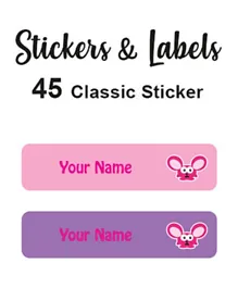 Ladybug Labels Louis Personalised Stick On Labels CSD15 - Pack of 45
