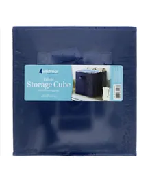 Whitmor Fabric Storage Cube - Navy Blue
