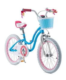 Royal Baby Star Girl Bicycle Blue  - 18 inches