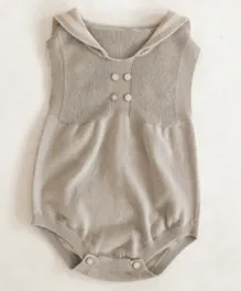 Stylefish Lucas Sleeveless Dressy Bodysuit - Grey