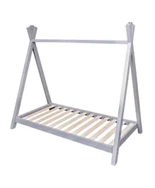 Kinder Valley Teepee Toddler Bed with KF Mattress - Grey