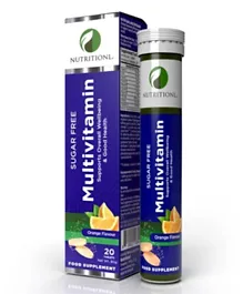 NUTRITIONL Multivitamin Food Supplement Tablets Pack of 20 - 80g