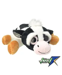 Wild Planet Floppy Cow Soft Toy Medium - Black & White