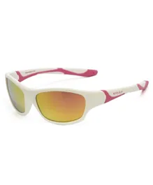 Koolsun Sport Girls Sunglasses - White Hot Pink