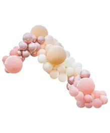 Ginger Ray Luxe Peach, Nude, Rose Gold Balloon Arch Kit - Pack of 200