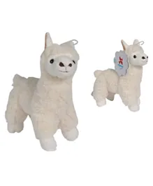 Nicotoy Standing Lama Soft Toy Off White - Height 16 cm