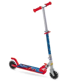 Marvel Ultimate Spiderman 2 Wheeled Scooter - Red & Blue