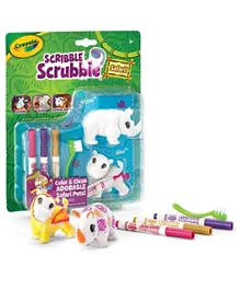 Crayola  Scribble Scrubbie Safari Activity Kit - Multicolor
