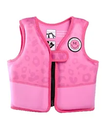 Swim Essentials Swimming Vest - Pink Leopard