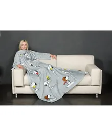 Kanguru Blanket With Sleeves And a Pocket - Deluxe Snoopy