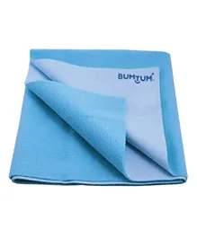 Bumtum Insta Dry Medium Baby Bed Protector - Blue