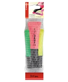 Stabilo Highlighter Neon Pack of 3 - Assorted Colours
