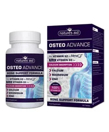 Natures Aid Osteo Adv Bone Support Formula  - 60 Tablets