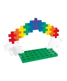 Plus Plus Big Baseplates 2 Pieces - Green And White