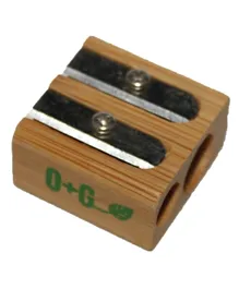 Onyx And Green Double Sharpener 2403 - Brown