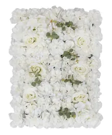 Ginger Ray White Rose Flower Wall Backdrop Tile