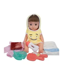 Baby Doll With Accessories - Yellow