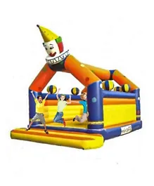 Megastar Inflatable Happy Clown Big Bouncy Castle with Motor Blower