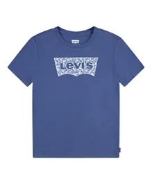 Levi's LVG Ditsy Batwing Fill Tee - Blue