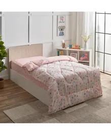 HomeBox Nora Doodle Microfibre Single Comforter