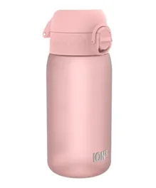 Ion8 Pod Leak Proof BPA Free Water Bottle Frosted Rose Quartz - 350mL