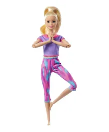 Barbie Made to Move Doll With Long Blonde Hair