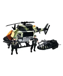 TTC Special Combat Military Helicopter Playset - Pack of 4