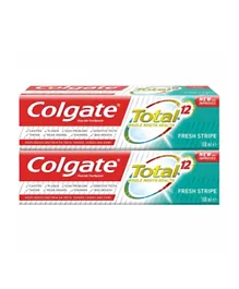 Colgate Total 12 Fresh Stripe Toothpaste Pack of 2 - 100mL