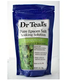 Dr Teal's Epsom Bath Salt Eucalyptus & Spearmint - 450g