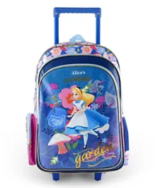 Disney Alice in Wonderland Curious Garden Trolley Backpack - 16 Inches