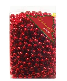 Christmas Magic Beads Garland - Red