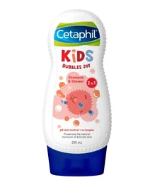 Cetaphil Kids Bubble Joy 2 In 1 Shampoo & Shower Gel - 230mL