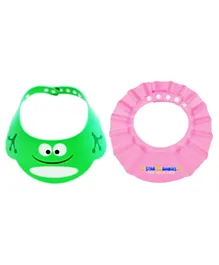 Star Babies Kids Shower Cap Green and Yellow - Pack of 2