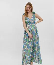 Mamalicious Maxi Maternity Dress - Multicolor