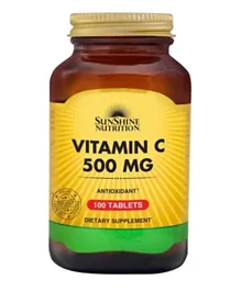Sunshine Nutrition Vitamin C 500 Mg - 100 Tabs