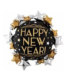 Party Centre New Year Satin Infused SuperShape Balloon