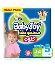 BabyJoy Culotte Mega Pack Pant Style Diapers Size 5 - 44 Pieces