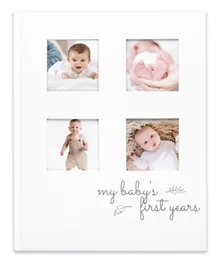 Keababies Sketch Baby Memory Book Alpine White - English