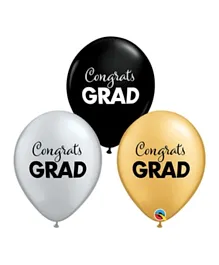 Qualatex Congrats Grad Round Carnival Balloons